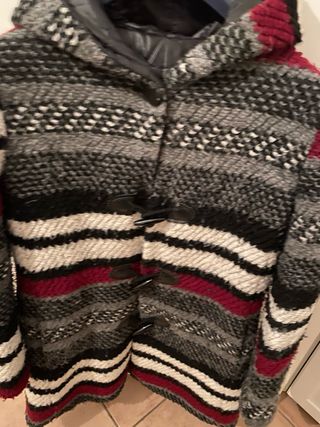 Cappotto di lana colorato