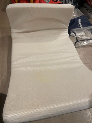 JANÉ cuna pleglable de viaje roja 2 niveles