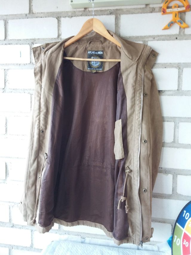 Chaqueta hombre antelina camel Atlas for Men XL