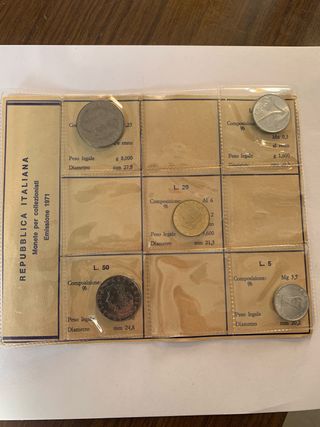 monete lira italiane 1971