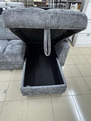 Sofa con chesslong Cama 2 arcones