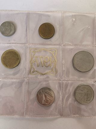 Monete in lira italiane anno 1977