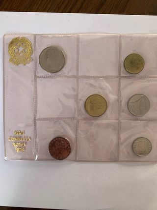 Monete divisionale lira italiane anno 1978