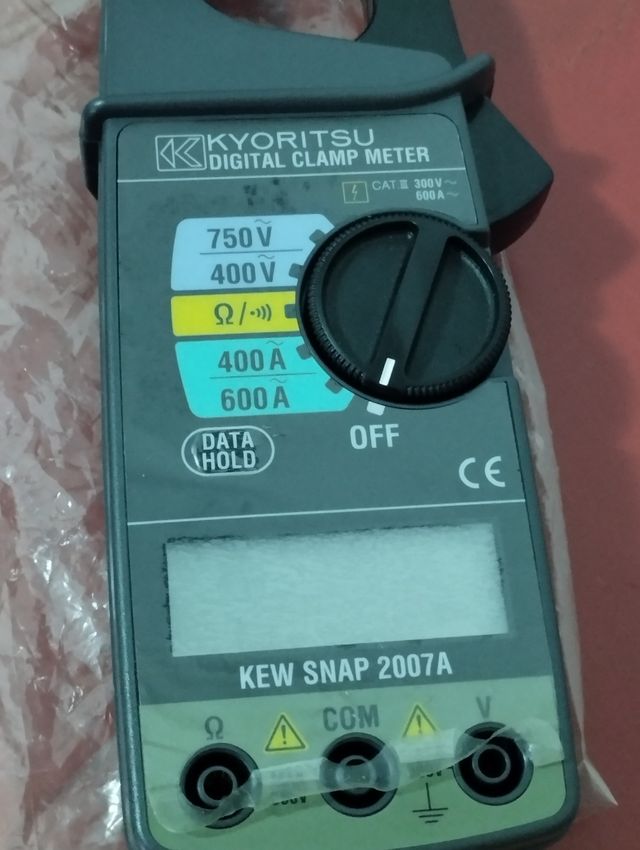 Pinza amperimétrica