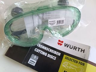 LOTE 50 DISCOS WURTH Y EPI GAFAS Y GUANTES