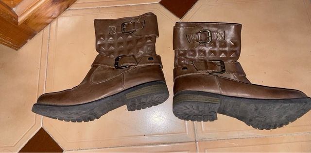 Botines mustang marrones