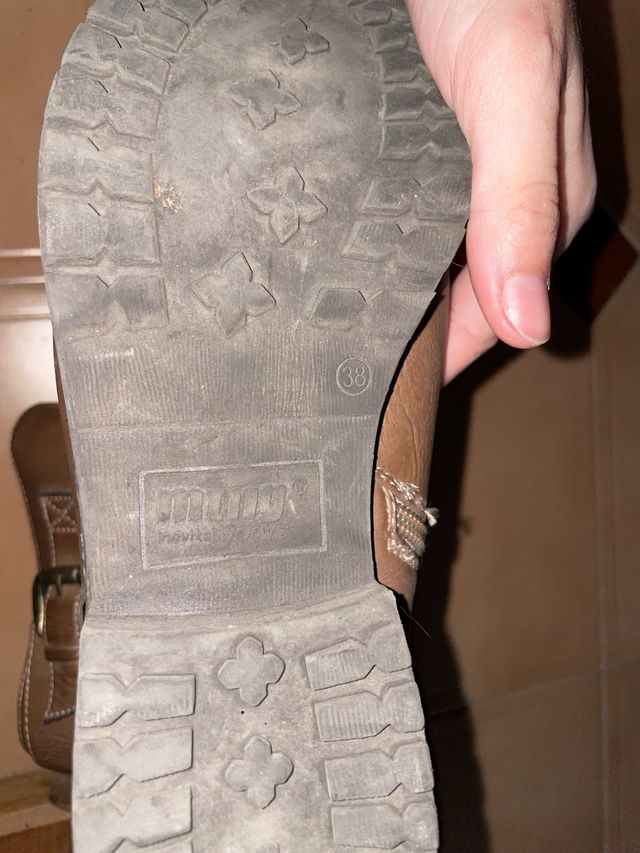 Botines mustang marrones