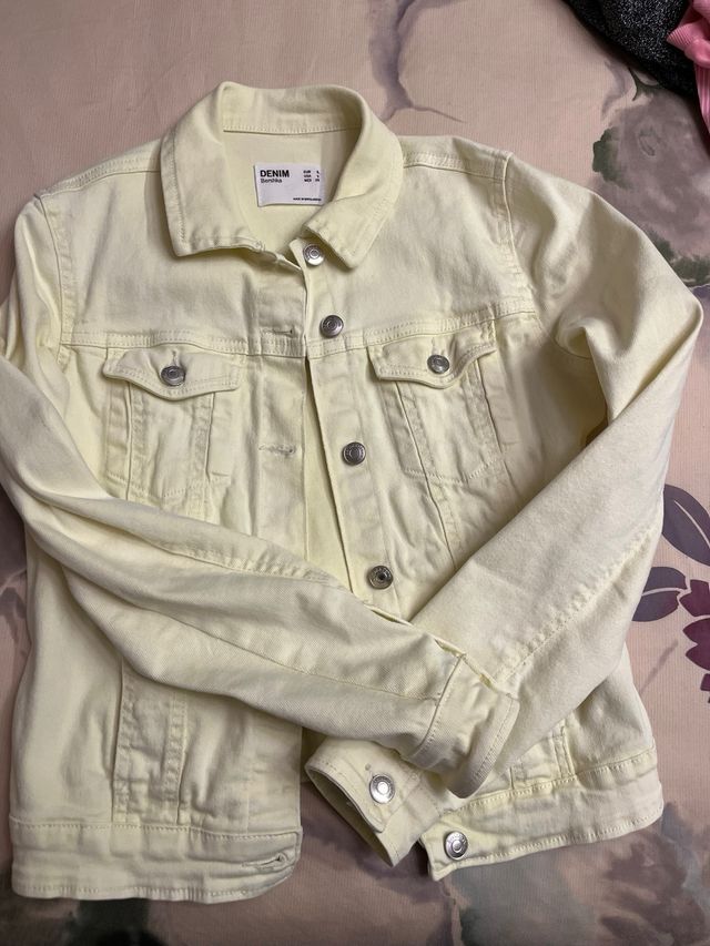 Giubbino jeans giallino