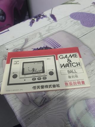 Nintendo game watch ball