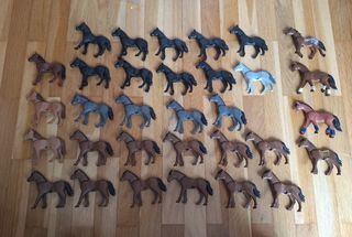 Playmobil. Lote 32 caballos