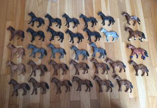 Playmobil. Lote 32 caballos