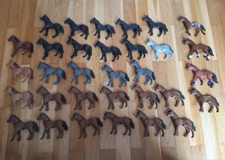 Playmobil. Lote 32 caballos