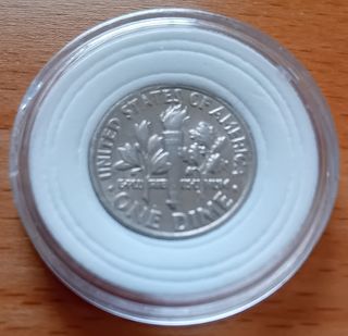 One Dime Año 1981 Ceca P
