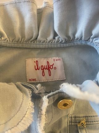 Giacca bimba jeans Gufo