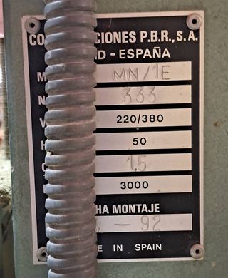 Taladro multiple PBR 17 brocas Mod MN 1_E  17 32