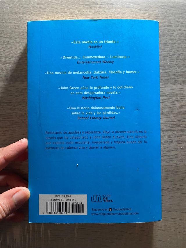 Libro - Bajo La Misma Estrella - Jhon Green
