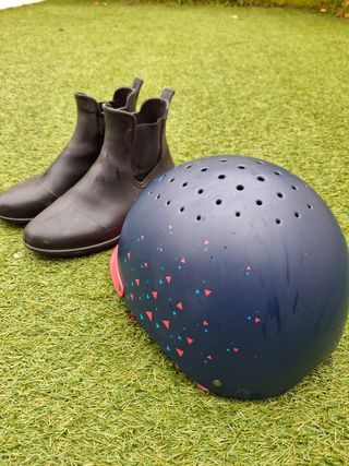 Casco Hipica Decathlon niña Talla M.