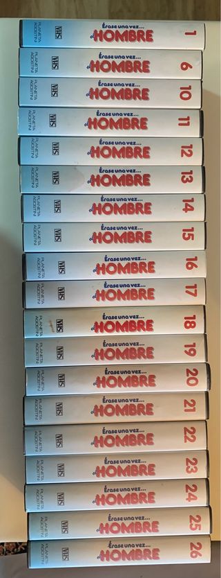 Coleccion Erase una vez el hombre Vhs