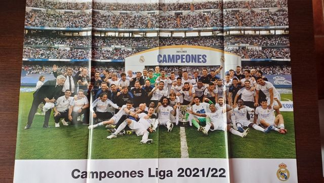 Póster Real Madrid Fútbol