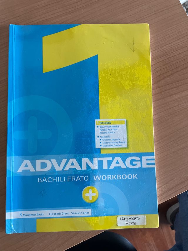 ADVANTAGE, 1º Bachillerato. Workbook