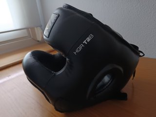 Casco boxeo con protección nasal RDX
