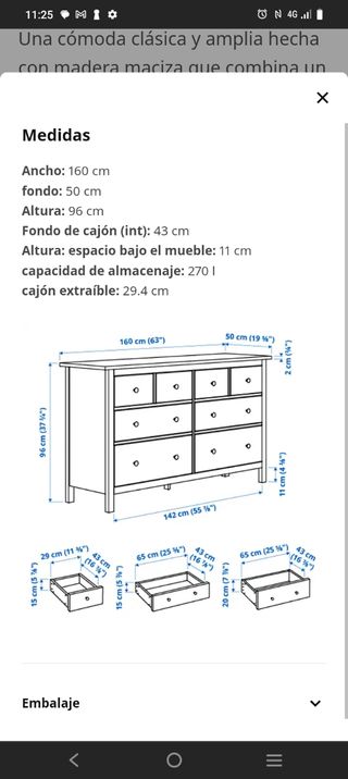 Cassettiera Hemnes