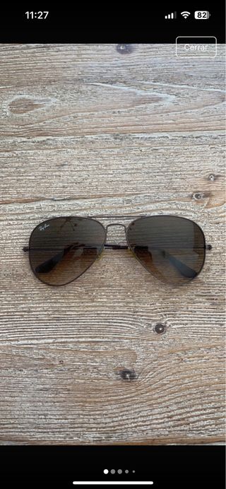 Gafas RayBan Aviator Gradient Marrón