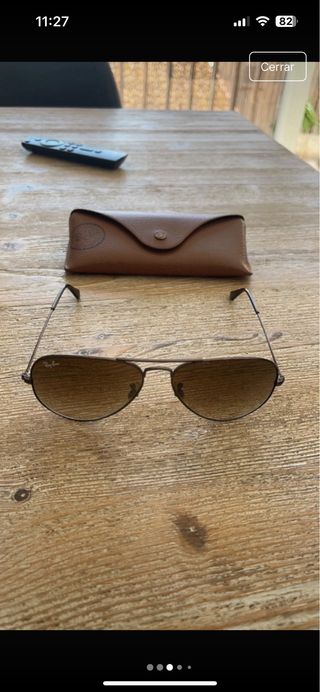 Gafas RayBan Aviator Gradient Marrón