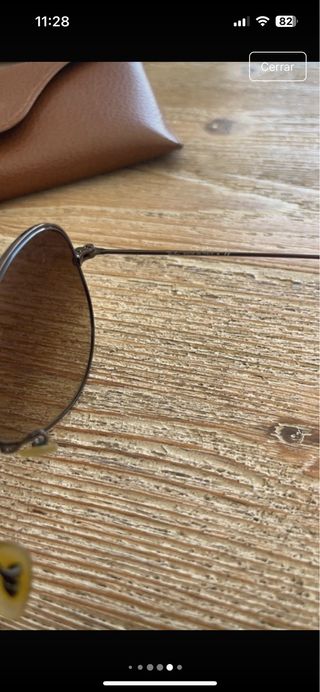 Gafas RayBan Aviator Gradient Marrón