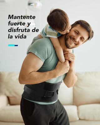 Fitomo Faja Lumbar Hombre Mujer con Soporte Ergonó