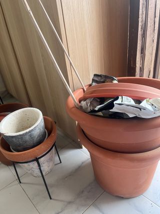 Macetero de plástico