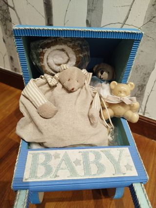 Canastilla regalo bebe decoración
