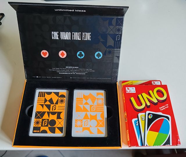 Carte da gioco Poker + Uno