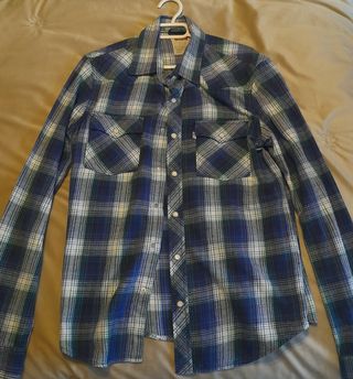 Camisa de cuadros hombre