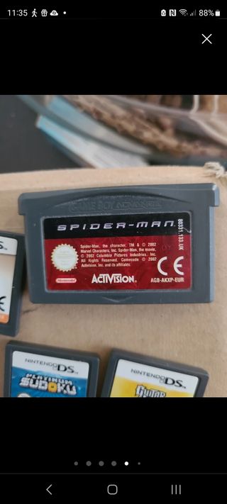 Spiderman game boy advance 