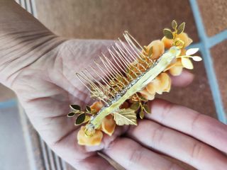 Tocado novia comunión invitada 