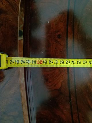 Mesa vintage de madera extensible