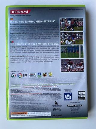 Juego XBOX360. PES 2008