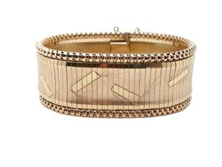 Pulsera de Oro Rosa 18 Kt. 66.7 gr de segunda mano