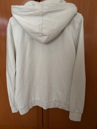 Sudadera blanca capucha 