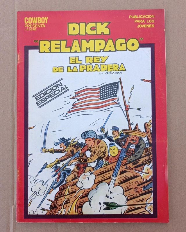 Comic Dick Relámpago el Rey de la Pradera x4