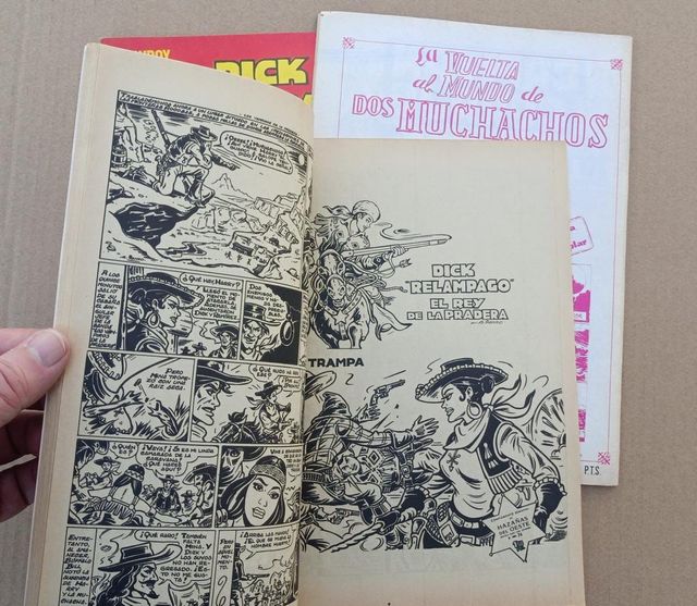 Comic Dick Relámpago el Rey de la Pradera x4