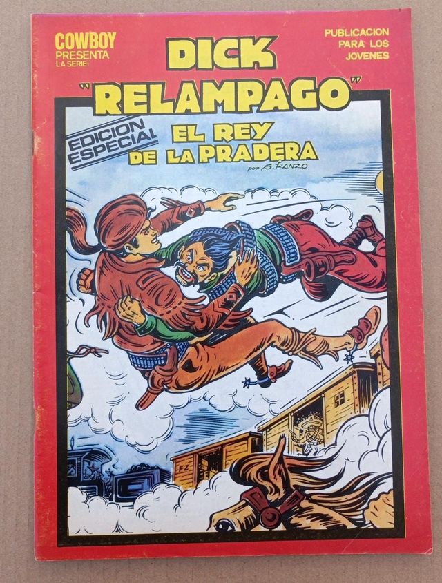 Comic Dick Relámpago el Rey de la Pradera x4