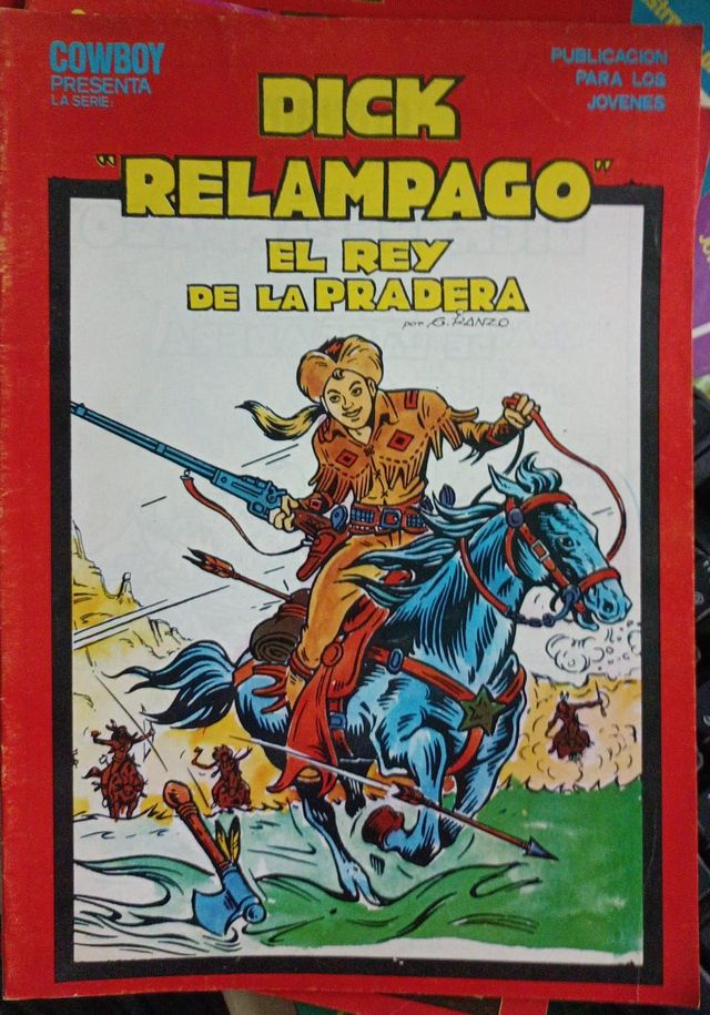 Comic Dick Relámpago el Rey de la Pradera x4