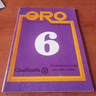 Revista de adultos Oro de los 70/80