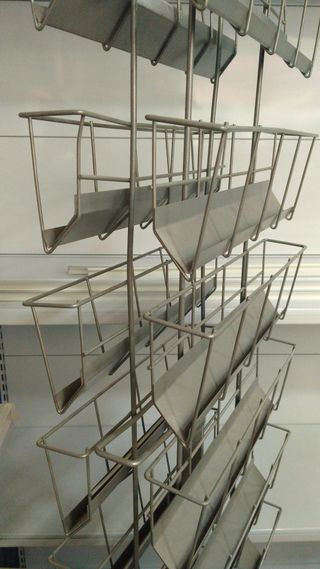 Expositor metalico para tarjetas de felicitacion