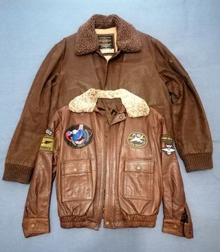 Lote Chaqueta de cuero piloto