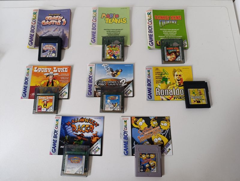 Imagen de Juegos y manuales Game Boy Color