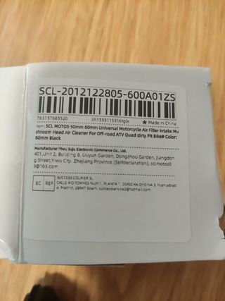 Ofertaza nuevo!! Filtro aire moto universal piaggi