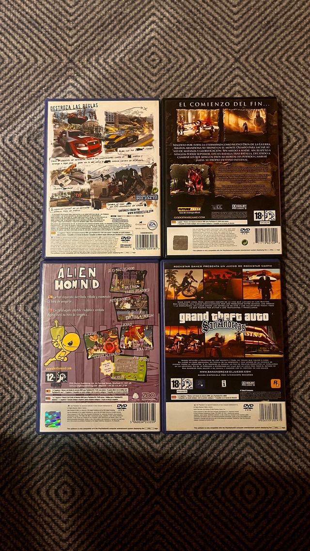 lote 31 juegos ps2 originales